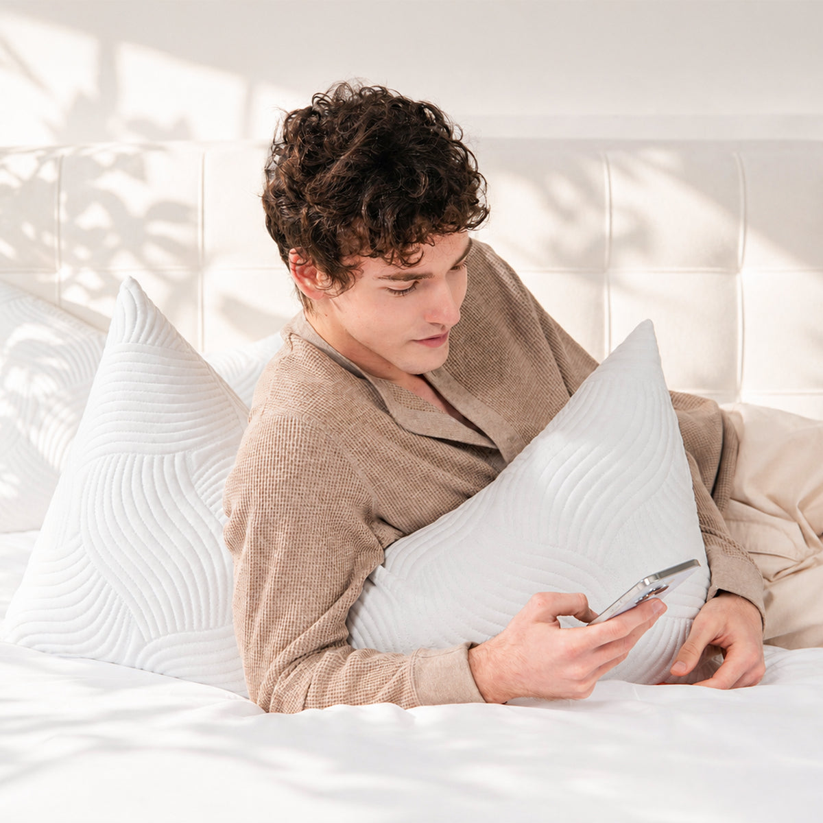 Luna™ Adjustable Crescent Memory Foam Pillow