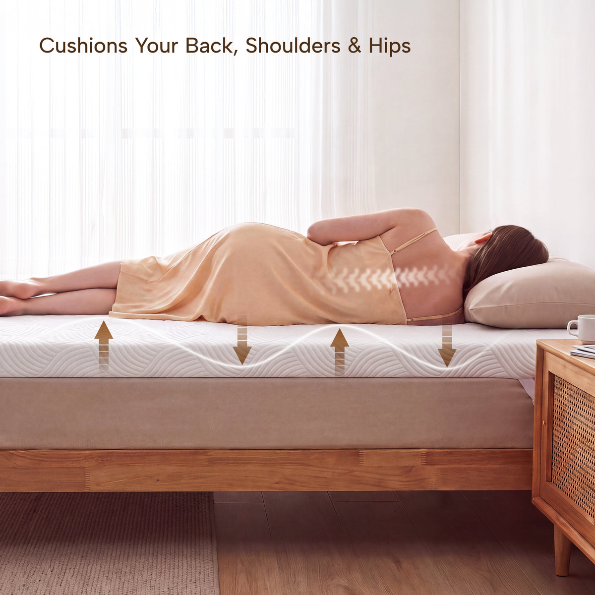 Sereno™ 3 Inch Dual-Sided Mattress Topper