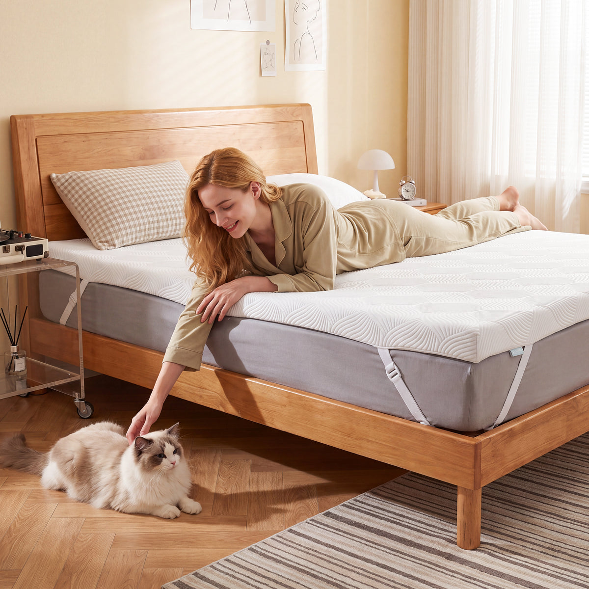 Sereno™ 3 Inch Dual-Sided Mattress Topper